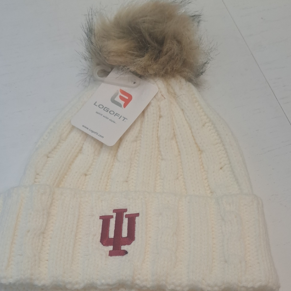 NWT IU BLOOMINGTON KNIT CAP